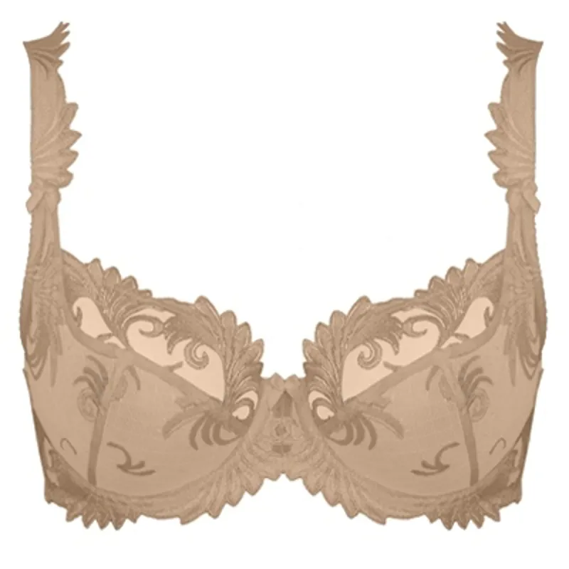 Empreinte Thalia Underwired low-necked bra in Caramel